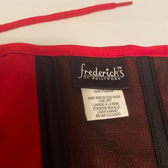 Frederick's Of Hollywood Red Sequin Corset - Picture 6 of 6